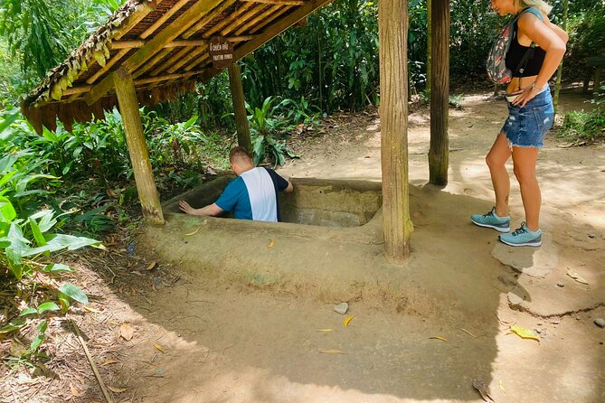 Ben Duoc 'Less-Crowded' Cu Chi Tunnels Half-Day Tour - Food and underground life: tapioca and the Hoang Cam kitchen