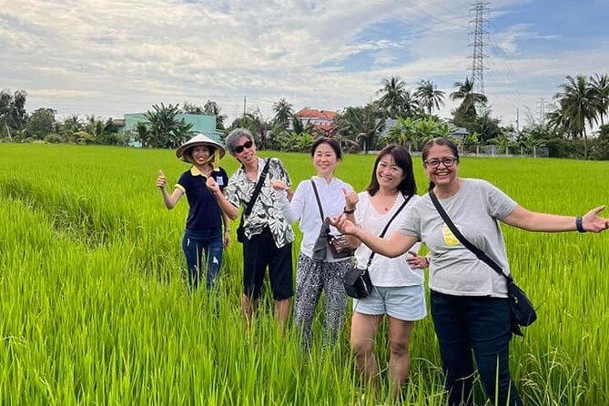 Ben Tre - Coconut Land Private One Day Guide Mekong Delta Tour Excursion - Getting around the green village: shady paths, tuk-tuk, and orchard gardens