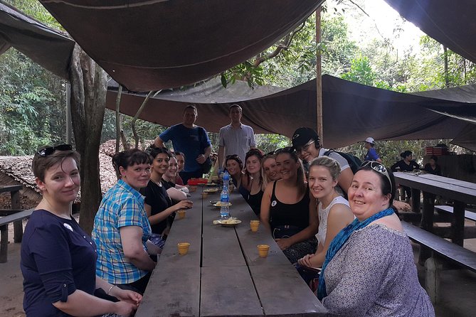 Black Virgin Mountain, Cao Dai Temple & Ben Duoc Cu Chi Tunnel - Lunch in Tay Ninh: a proper break at the Fengshui pond restaurant
