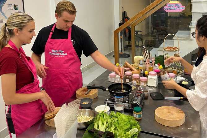 Cook 4 Local Vietnamese Dishes In Pink-themed Class & Market Tour - Pink-Themed Photos and Content-Friendly Moments