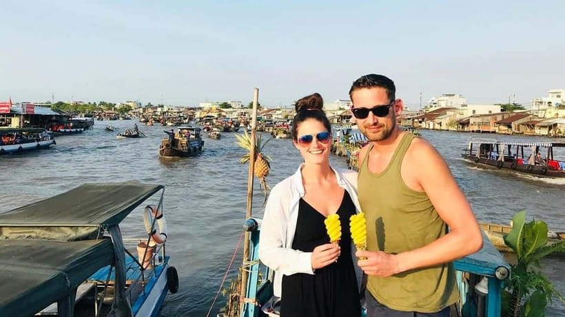 HCM: 2-Day Mekong Floating Market with Cooking & Bike Ride - The Floating Market Energy Again, Plus a Historic House Stop