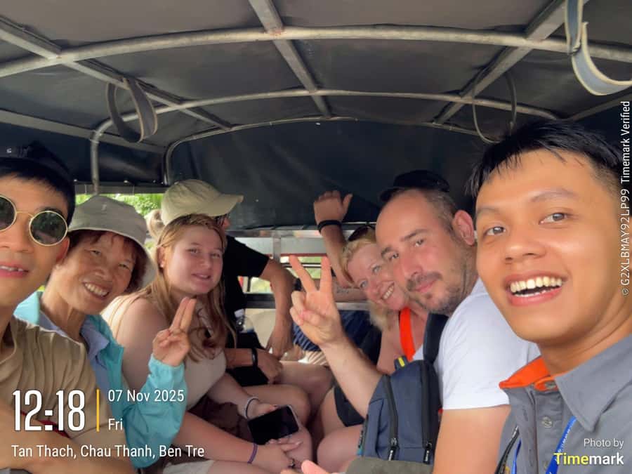 HCM: Authentic Mekong Delta - Boat, TukTuk, Khot Cake Making - Southern Vietnamese folk music and the bánh khọt cooking class
