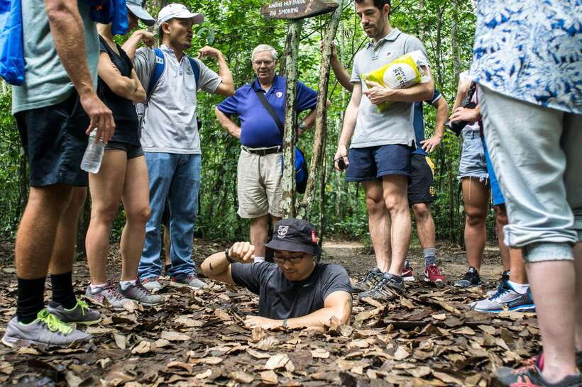 HCM: Cu Chi Tunnels, Cao Dai Temple, Black Virgin Mountain - Cu Chi Tunnels: underground survival, explained in human terms