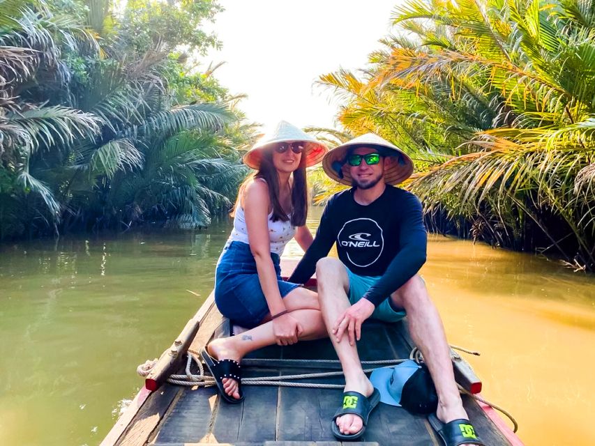 HCM: Cu Chi Tunnels & Mekong Delta with Coconut Village Tour - Sampan ride through coconut-lined canals: the calm part of the day