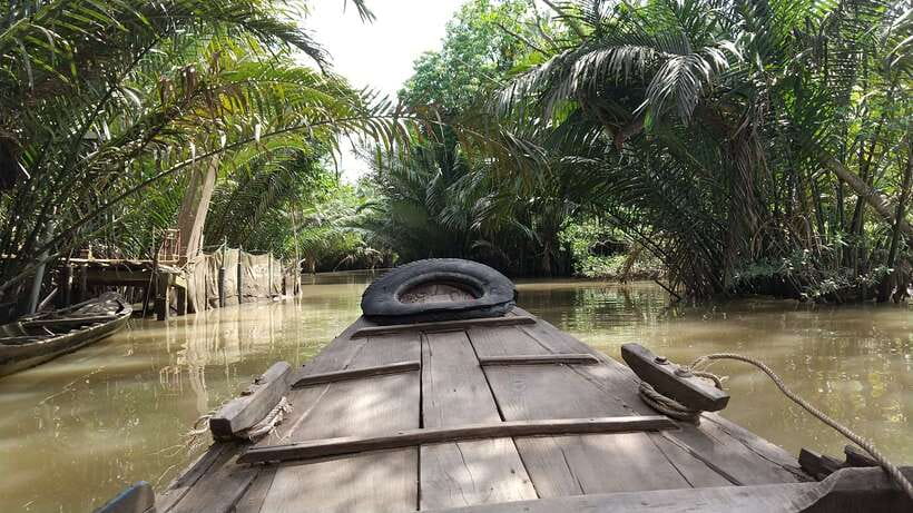 HCM: Mekong Delta Islands Boat & Tuk-Tuk Tour with Tastings - First Boat Ride: canals, rowboat views, and village life in slow motion