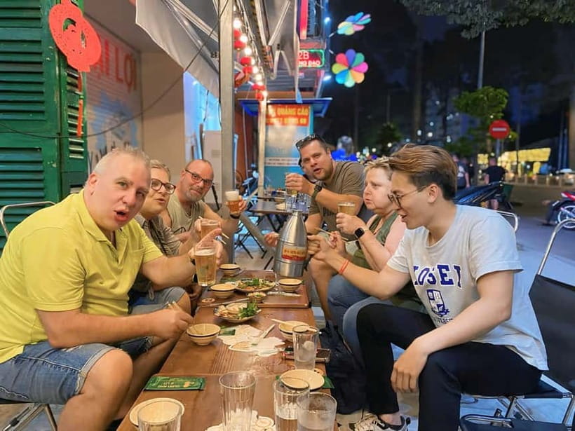 Ho Chi Minh City: Craft Beer and Local Food Tour by Scooter - Food Stops: Local Dishes That Don’t Feel Like Tourist Theater