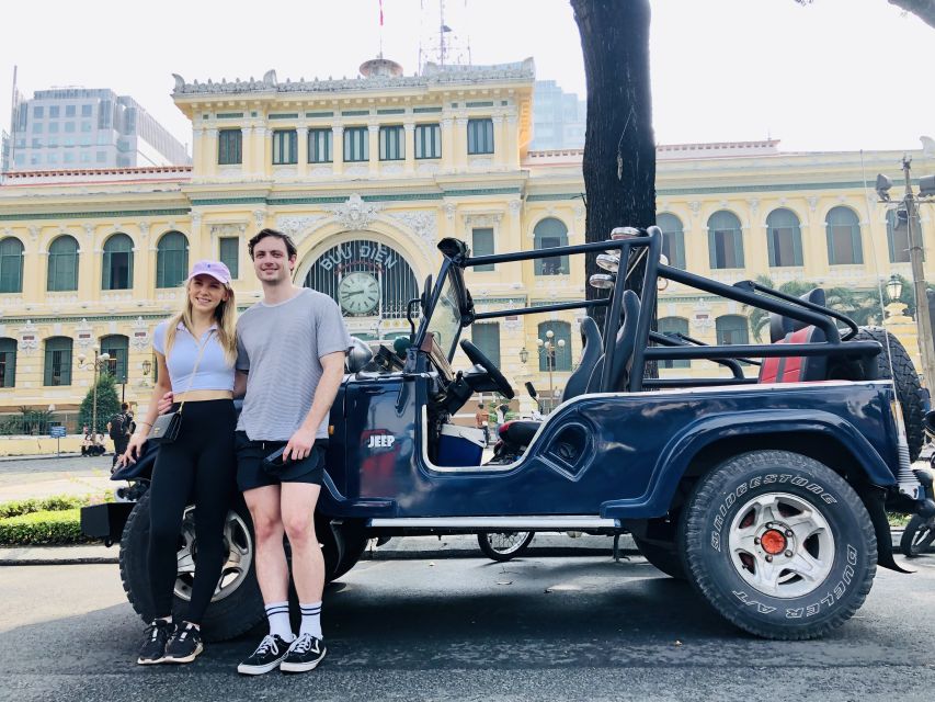 Ho Chi Minh City: Guided Private Tour by Open Air Jeep - Notre-Dame Cathedral and the Old Post Office: architecture you can actually read