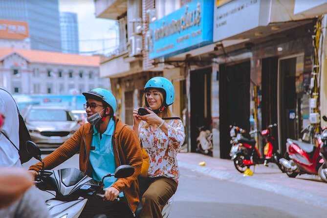 Ho Chi Minh City Motorbike Tour w Student + Safe + Fun - Ba Thien Hau Temple in Cholon—and what changes on night tours
