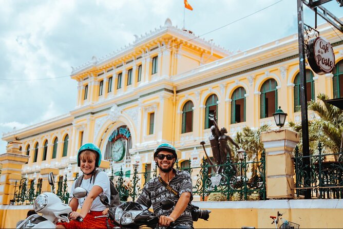 Ho Chi Minh City Motorbike Tour w Student + Safe + Fun - City Hall photo angles and Nguyen Hue Street’s big-city feel