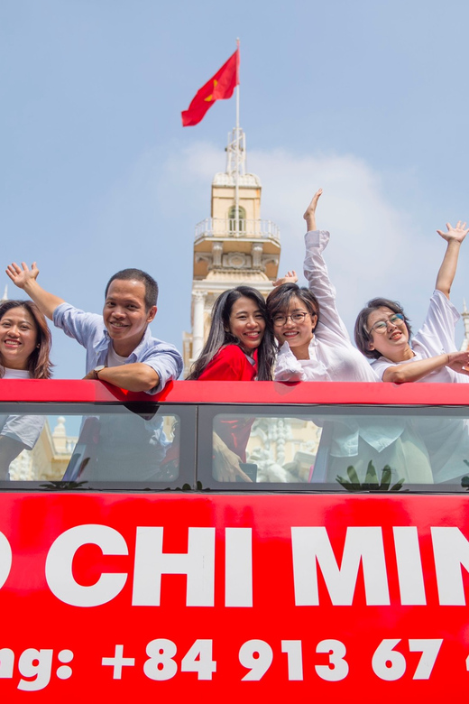 Ho Chi Minh City: Panoramic City Bus Tour - Ben Thanh Market from the bus window: the classic center-town pulse
