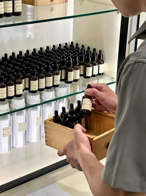 Ho Chi Minh City: Perfume Workshop with Scent of Saigon - Choosing oils and aroma blends in a real olfactory library