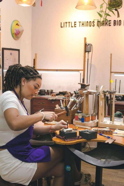 Ho Chi Minh City Vietnam: Silver Jewelry Making Workshop - Finding the Dream House Studio in an Alley