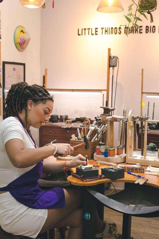 Ho Chi Minh City Vietnam: Silver Jewelry Making Workshop - Finding the Dream House Studio in an Alley