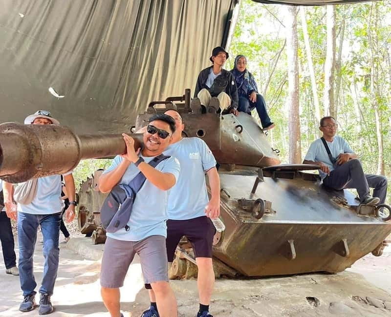 Ho Chi Minh: Cu Chi Tunnels and AK-47 Shooting- MAX 11people - The documentary and war context before you go underground