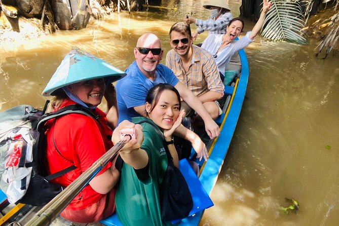 Mekong Delta Nature Cano-Kayak-Cycling & Fishing Private Day Trip - Cycling Rice Fields and Visiting Xom Trau Pagoda’s Underground Tunnel