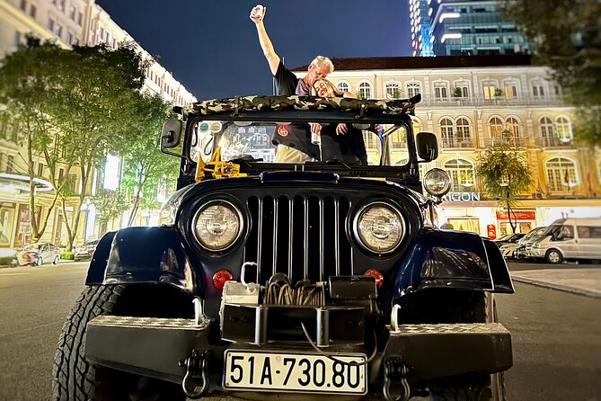 Private Jeep City Tour Saigon by Night and Skybar Drink - Meeting at the Saigon Opera House and getting picked up