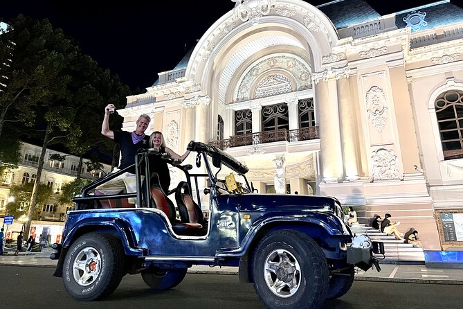 Private Jeep City Tour Saigon by Night and Skybar Drink - What the open Jeep feels like (and how to handle rain)