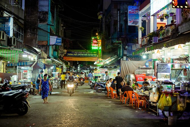 Private Vegan Food Tour By Scooter in Ho Chi Minh City - District 3 begins with a history story and vegan Bánh Xèo