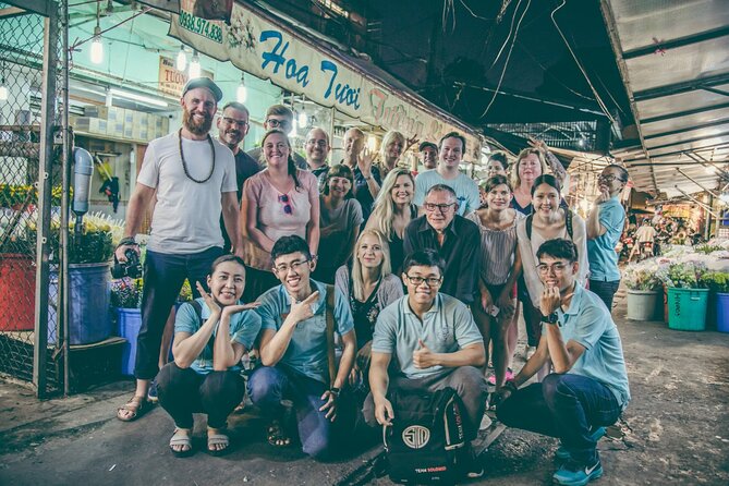 Saigon After Dark Night Tour by Scooter + 7 tastings - Ho Thi Ky Flower Market plus Crispy Banana Cracker: food lesson you can taste