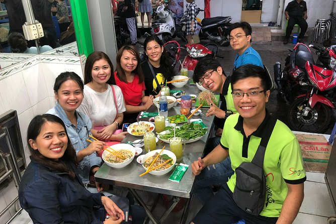 Saigon By Night and Street Food By Motorbike | Opt: Ao Dai Riders - What you actually eat on this tour (and how much space it takes)