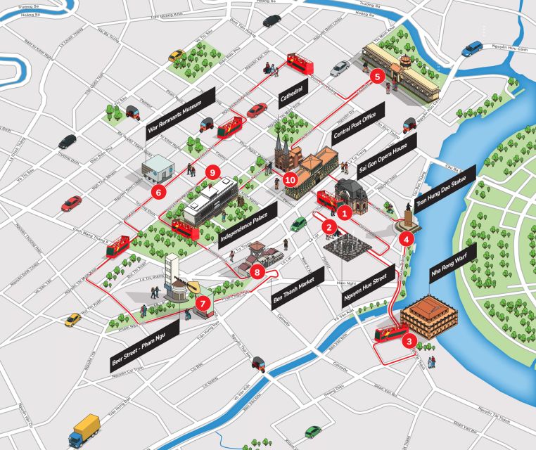 Saigon: City Sightseeing Hop-On Hop-Off Bus Tour - Blue Route: Markets and Pagodas for a Different Side of the City