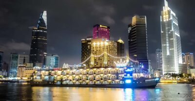 Saigon Dinner On Cruise Tour With Private Table - Getting Picked Up and Reaching the Port Before the Lights Peak