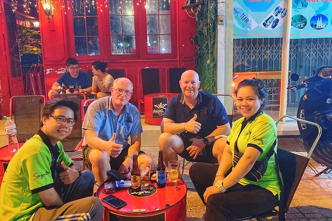 Saigon Night Craft Beer and Street Food By Scooter and motorbike - Local pub meal and Frozen Beer sampling
