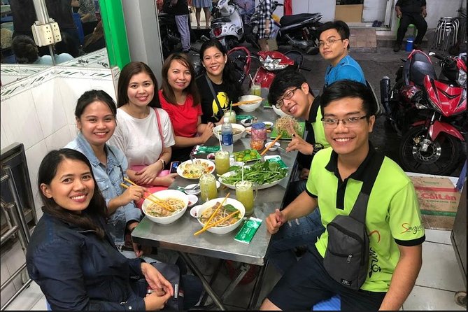 Saigon Night Sights & Local Food by Motorbike| Opt: Ao Dai Riders - Stop 1: Fish Noodle Soup and a Taste of Saigon’s Layers