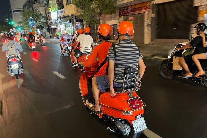 Saigon Vespa By Night Street Food With Female Riders Ao Dai - The street food plan: seafood first, then Saigon’s signature pancakes and snacks