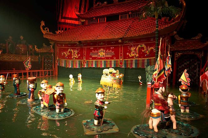Skip the Line: Golden Dragon Water Puppet Tickets - Live traditional music, plus fire-and-smoke showmanship