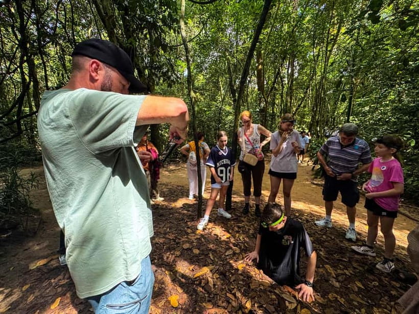Small Group Full-Day Cu Chi Tunnels and Mekong Trip - Cassava and tea: the taste side of wartime history