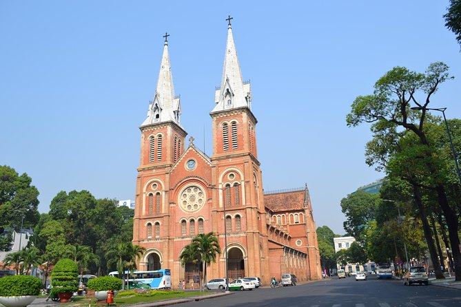 Small-group Saigon City & Cu Chi Tunnels Day Trip - Notre Dame Cathedral and Saigon Central Post Office: French colonial icons