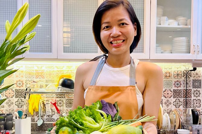 Top-rated Home Cooking Class with a River View AC Kitchen - River-View Comfort: Cooking in Ho Chi Minh City without the heat